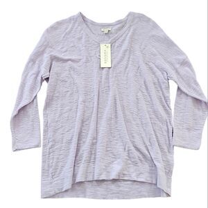Sonoma Life + Style Orchid V Neck Knit Top
